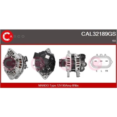 Kuva CASCO CAL15211AS Laturi 12V 75A RENAULT: MEGANE 1, 1 Classic
