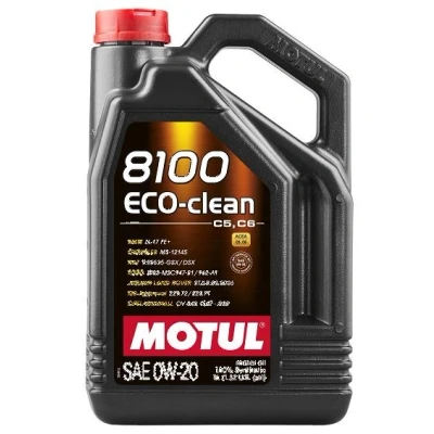 Kuva Motul ECO CLEAN 0W 20 5l Moottoriöljy 108862 BMW: 5 Sedan, 1 Hatchback, 3 MERCEDES BENZ: C sarja T modell, Coupe, E modell