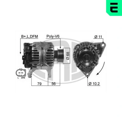 Kuva ERA 210572A Laturi 14V 90A