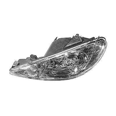 Kuva VAN WEZEL 4028964 Ajovaloumpio Oikea H7/H7 Lasinkirkas Oikeanpuoleiselle liikenteelle ilman valokorkeussäätimen moottoria PX26d