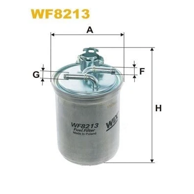Kuva WIX FILTERS WF8213 Polttoainesuodatin Letkusuodatin 8mm VOLKSWAGEN: Polo III Variant, Classic, Caddy 2 Kastenwagen, SEAT: Córdoba I Sedan