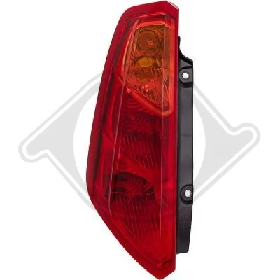 Kuva DIEDERICHS 3456091 Takavalot Vasen P21W, P21/5W, R5W Ilman lampun kantaa FIAT: Grande Punto Hatchback