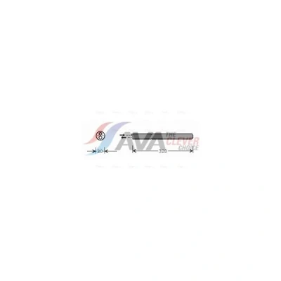 Kuva PRASCO VND210 Ilmastoinnin Kuivain Alumiini VOLKSWAGEN: Bora Sedan, Golf 5, Passat B7 Variant, SKODA: Octavia 2 Combi, Superb II Farmari