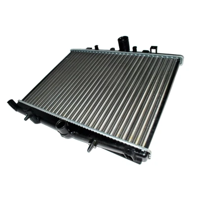 Kuva THERMOTEC D7P012TT Jäähdytin Alumiini, Muovi 580 414 27 Jäähdytysrivat mekaan. kiinnitetyt