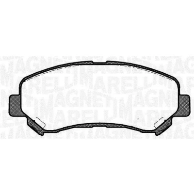 Kuva MAGNETI MARELLI 363916060351 Jarrupalat NISSAN: Qashqai / Qashqai+2 I, Juke, X Trail