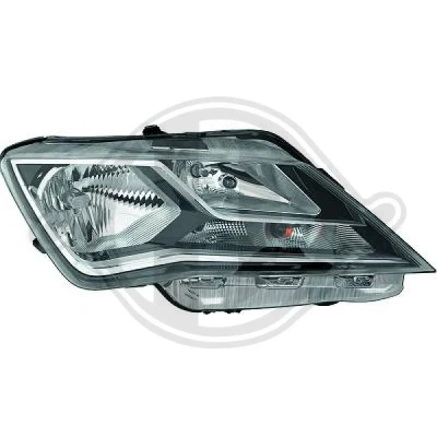 Kuva DIEDERICHS Priority Parts 7433980 Ajovaloumpio Oikea H7/H7 SEAT: Toledo IV Hatchback (KG3) 1.6, 1.2, 1.2 TSI, 1.4 1.6 TDI 2012 2015