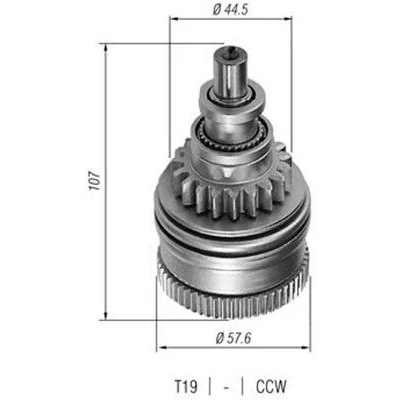 Kuva MAGNETI MARELLI 940113020228 Hammaspyörä, käynnistys