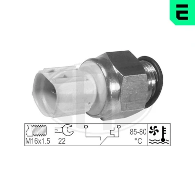Kuva Lämpökytkin, jäähdyttimen puhallin Mitsubishi OE MB660663, MB845063