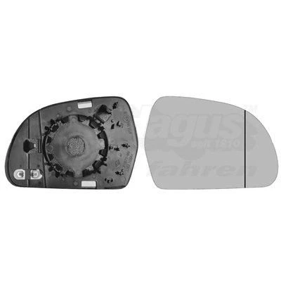 Kuva VAN WEZEL 0327838 Sivupeilin Lasi Oikea AUDI: A4 B8 Sedan, Avant, A5 Sportback, SKODA: Octavia 2 Combi, II Hatchback