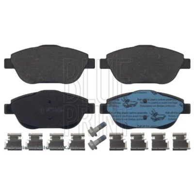 Kuva BLUE PRINT ADP154208 Jarrupalat Etuakseli Kiinnitysmateriaalilla CITROËN: C3 II, DS3 Hatchback, Picasso