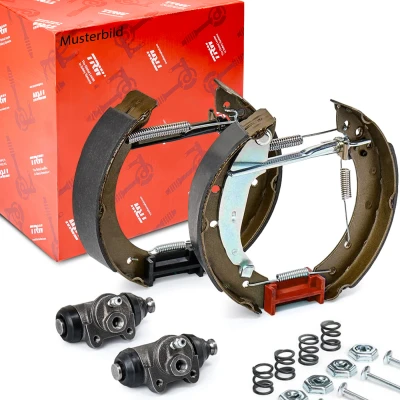 Kuva TRW Brake Kit BK1916 Jarrukengät 200 32 AKEBONO Pyörän jarrun sylinterillä TOYOTA: Yaris I Hatchback, Verso, iQ