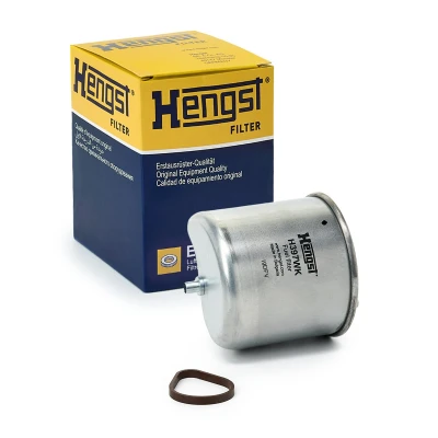 Kuva HENGST FILTER H397WK Polttoainesuodatin Suodatinpanos VOLVO: V50, V70 3, V40 Hatchback, FORD: MONDEO 4 Turnier, FOCUS 3 FIESTA 6