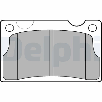 Kuva Jarrupalasarja, levyjarru, Etuakseli VOLVO 140, 140 Kombi, 164, 240, 240 260, 260 Coupé, P 1800 OE 270163, 2701639, 271666