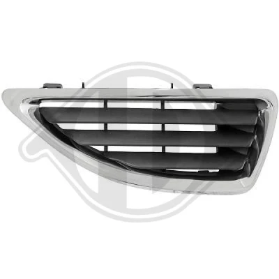 Kuva DIEDERICHS 4463042 Etusäleikkö Oikea kromattu raita RENAULT: MEGANE 1