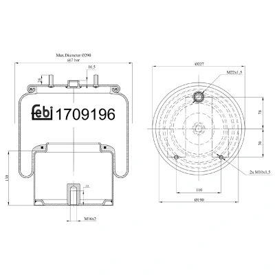 Kuva FEBI BILSTEIN 170919 Metallipalje, ilmajousitus
