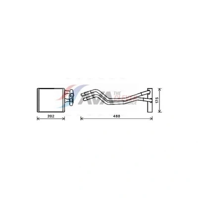 Kuva Kenno, sisätilanlämmitin ford fiesta vi, sedan, van vi OE 1573046, 1740613, 1743436