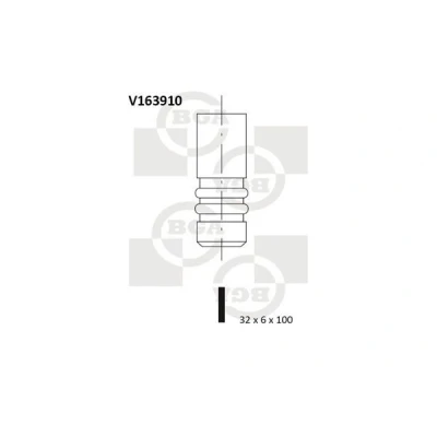 Kuva Imuventtiili BMW OE 11341440304