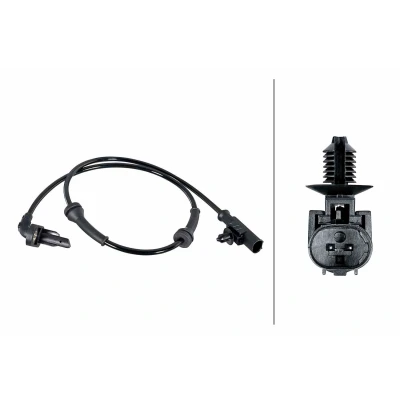 Kuva HELLA 6PU 358 252 051 ABS anturi johdon kiinnikkeet Hall 2 napaa 710mm NISSAN: MICRA 3, Note I