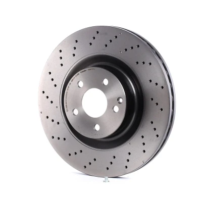 Kuva BREMBO COATED DISC LINE 09.A817.11 Jarrulevyt 350 32 5 rei&#039;itetty/tuuletettu sisältä pinnoitettu hiiliteräs Ruuveilla MERCEDES BENZ: S sarja Coupe