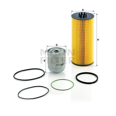 Kuva MANN FILTER SP 2041 2 x Öljynsuodatin Tiivisteillä Suodatinpanos