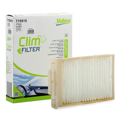 Kuva VALEO CLIMFILTER COMFORT 715515 Raitisilmasuodatin Hiukkassuodatin 220 167 20 TOYOTA: Aygo, CITROËN: C1 I, PEUGEOT: 107 Hatchback