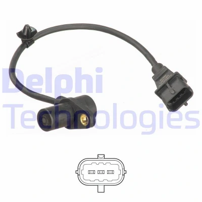 Kuva DELPHI SS11241 Kampiakselin Asentotunnistin 3 HYUNDAI: i20 II Hatchback, Getz, i30 I KIA: cee‘d Farmari, RIO 3, Sportswagon