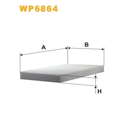 Kuva Raitisilmasuodatin WIX FILTERS WP6864