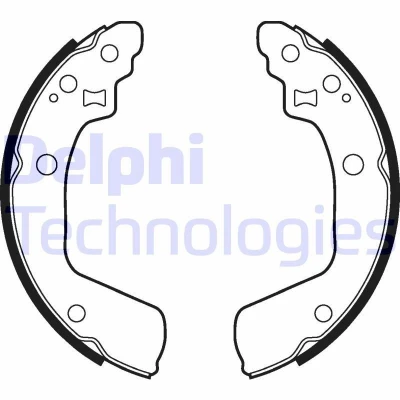 Kuva DELPHI LS2046 Jarrukengät 200mm 32mm SUZUKI: SWIFT 3