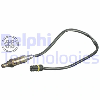Kuva DELPHI ES11114 12B1 Lambda Anturi Sormisondi, Lämmitetty BMW: 5 Touring, 3 Sedan, Sedan