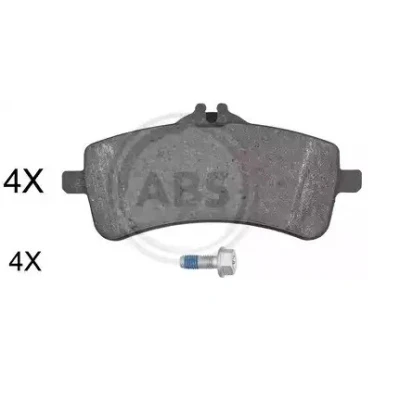 Kuva Jarrupalasarja, levyjarru, Taka akseli MERCEDES BENZ S KLASS [W222, V222, X222, V223, W223] OE 000 420 38 00, 007 42 20, A 00