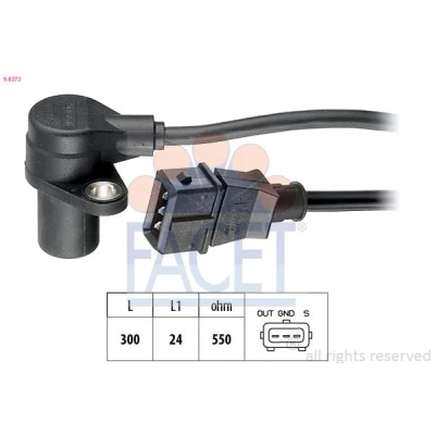 Kuva FACET 9.0272 Kampiakselin Asentotunnistin Made in Italy OE Equivalent