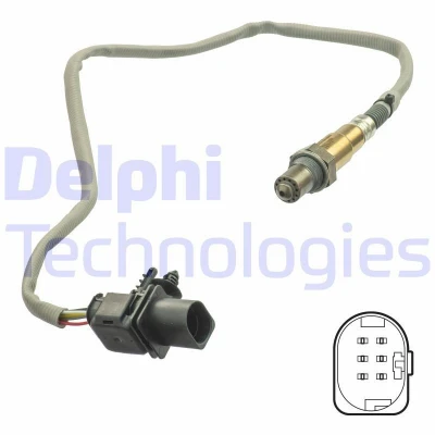 Kuva DELPHI ES21092 12B1 Lambda Anturi Laajakaista lambdasondi, Lämmitetty FORD: FOCUS 3 Turnier, FIESTA 6,