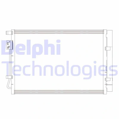 Kuva DELPHI CF20414 Ilmastoinnin Lauhdutin Vedenerottimella 13 8 518