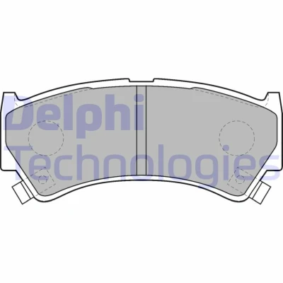 Kuva DELPHI LP1548 Jarrupalat akustisella kulumavaroittimella Huudonvaimennuspellillä Ilman tarvikkeita SUZUKI: Baleno I Sedan, Farmari