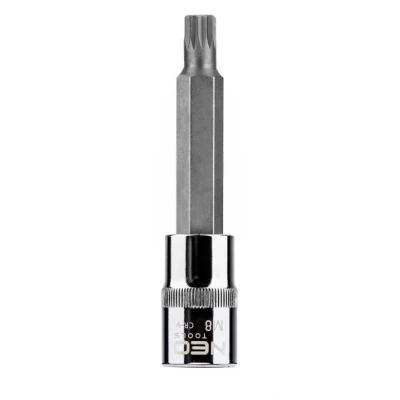 Kuva NEO TOOLS 08 742 Hylsyavain 1/2 M8 Kromi vanadium teräs, Työkaluteräs Spline