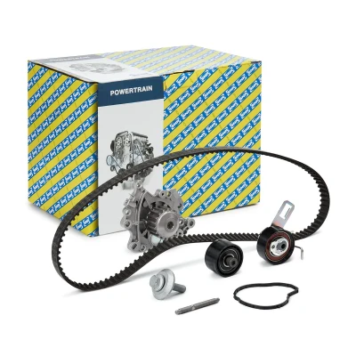 Kuva SNR KDP459.720 Vesipumppu + Jakohihnasarja PEUGEOT: 3008 II SUV, 2008 Farmari, 208 I Hatchback, FORD: Transit Connect V408 Van, OPEL: Crossland X