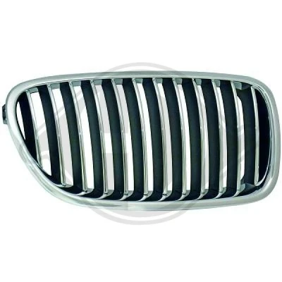Kuva DIEDERICHS 1225040 Etusäleikkö Oikea Musta kromattu raita BMW: 5 Touring, Sedan