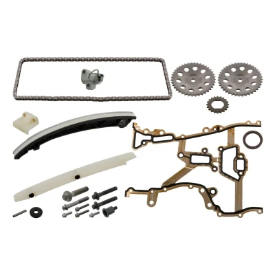 Kuva FEBI BILSTEIN 49689 Jakoketjusarja Yksinkertainen, Ketju koteloitu OPEL: Corsa D Hatchback, C Hatchback