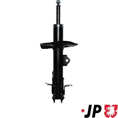 Kuva JP GROUP 4042101870 Iskunvaimentimet Etuakseli, vasen Kaasupaine Kaksiputki Joustintuki Tappi ylhäällä NISSAN: Juke