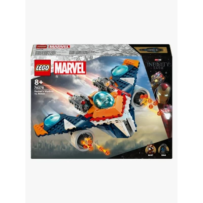 Kuva LEGO Super Heroes 76278 Rocketin Warbird vastaan Ronan