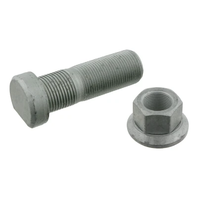 Kuva FEBI BILSTEIN 27544 Pyöränpultit M22 x 1,5 79 10.9 mutterilla Sinkki liuska pinnoite MERCEDES BENZ: ACTROS MP2 / MP3