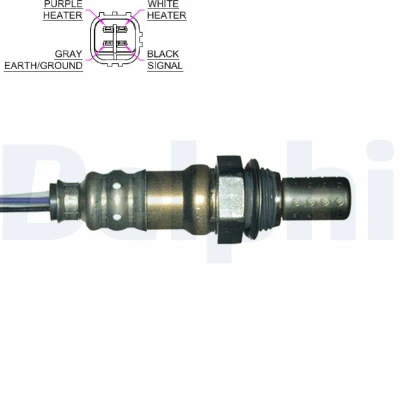 Kuva DELPHI ES20059 12B1 Lambda Anturi Planarsondi, Lämmitetty TOYOTA: Corolla VIII Sedan, Farmari, FX Hatchback