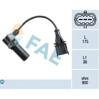 Kuva Impulssianturi, kampiakseli Fiat, Iveco OE 1525CW, 500374763