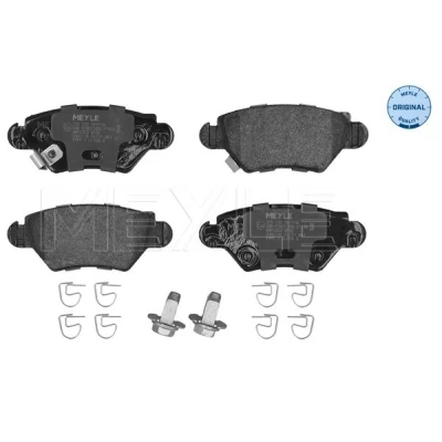 Kuva MEYLE 025 232 5817/W Jarrupalat ORIGINAL Quality Taka akseli akustisella kulumavaroittimella Huudonvaimennuspellillä OPEL: Astra G Caravan, CC