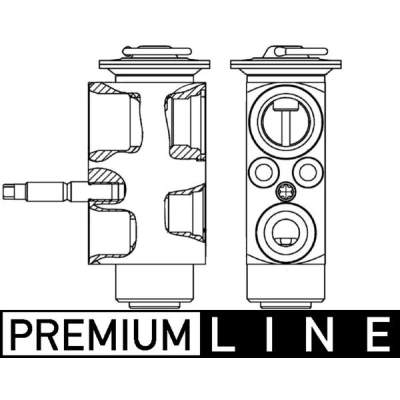 Kuva MAHLE ORIGINAL AVE 113 000P Ilmastoinnin Paisuntaventtiili