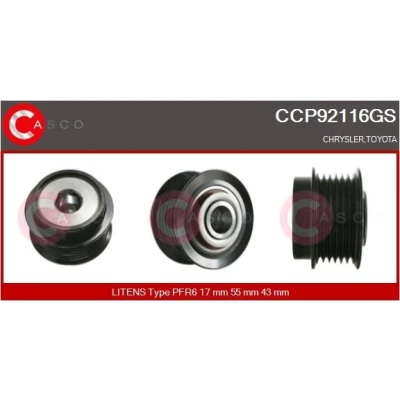 Kuva CASCO CST40166AS Starttimoottori 12V 1kW 9 CPS0030 66mm
