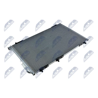 Kuva NTY CCS PE 005 Ilmastoinnin Lauhdutin ilman vedenerotinta Alumiini 590 PEUGEOT: 206 Hatchback, 206+ Hatchback