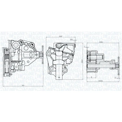 Kuva Öljypumppu NISSAN, OPEL, RENAULT OE 150001563R, 150005392R, 150007145R