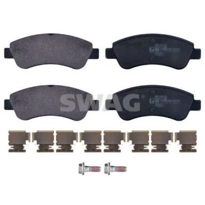 Kuva SWAG 62 91 6432 Jarrupalat Etuakseli Ilman kulumisenilmaisinta Kiinnitysmateriaalilla PEUGEOT: 307 Hatchback, SW, 206 Hatchback