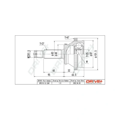Kuva Nivelsarja, vetoakseli, Pyörän puoli, Etuakseli, oikea, vasen hyundai, kia OE 4950038470, 495003A205, 495003A206
